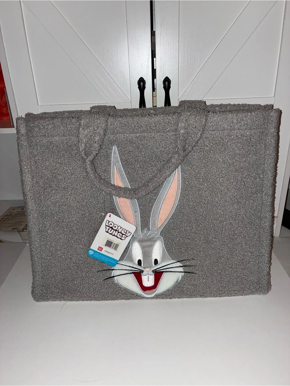 Concept One Gray Bugs Bunny Tote Bag